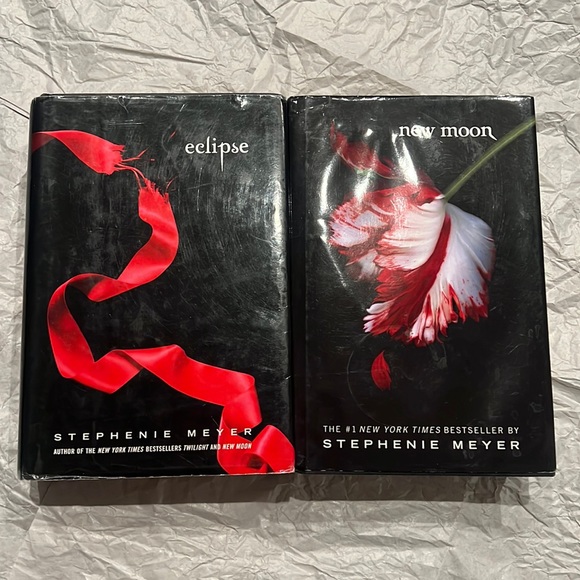 Eclipse + New Moon | Hardcover Books by Stephenie Meyer - Picture 1 of 7